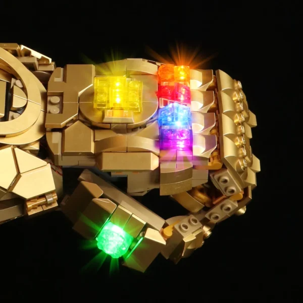 LED Lighting Set for 76191 Infinity Gauntlet Collectible Model Toy Light Kit, Not Included the Building Block - Image 4