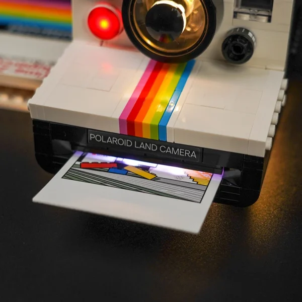 LocoLee LED light 21345 set is suitable for Polaroid OneStep SX-70 Camera building blocks (only including lighting accessories) - Image 6