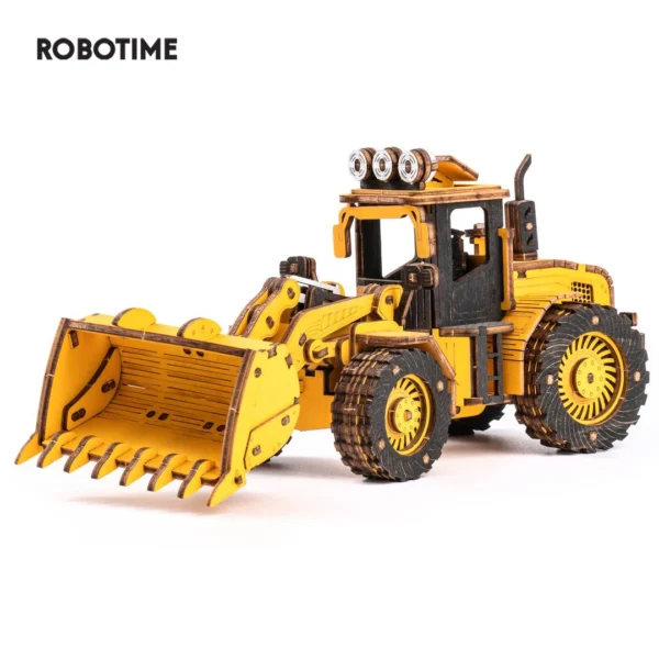 Bulldozer Engineering Vehicle 3D Wooden Puzzle