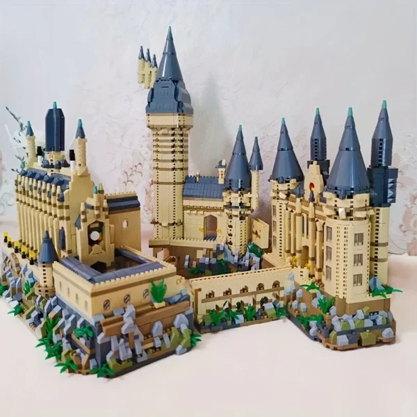 Medieval Magic Castle Series School Architecture Building Blocks - Image 3