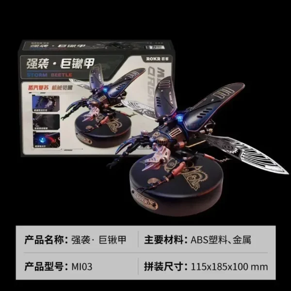 Intelligent Rhinoceros  Battlefield Scorpion Giant Stag Beetle Mechanical Model Toy - Image 2