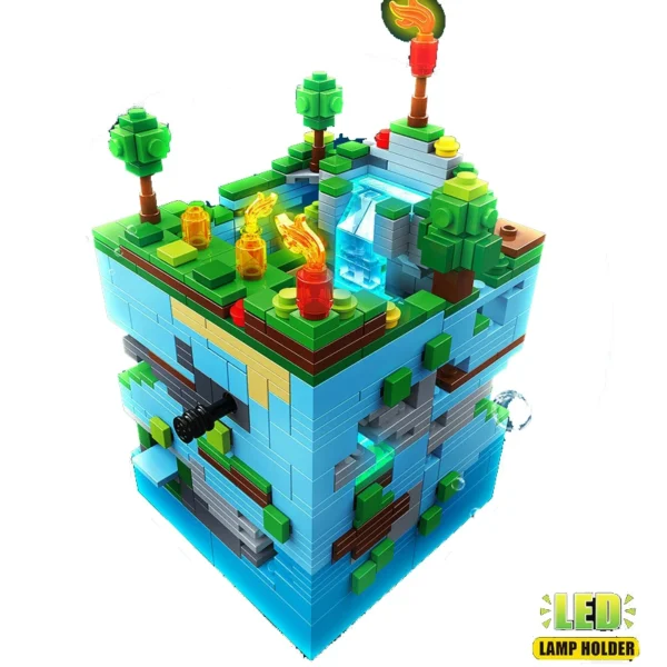 My Building Blocks Planet with Kit LED