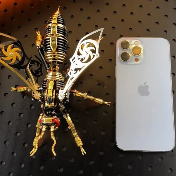 Punk 3D Wasp Stainless Steel Model Adult Assembly Kit - Image 5
