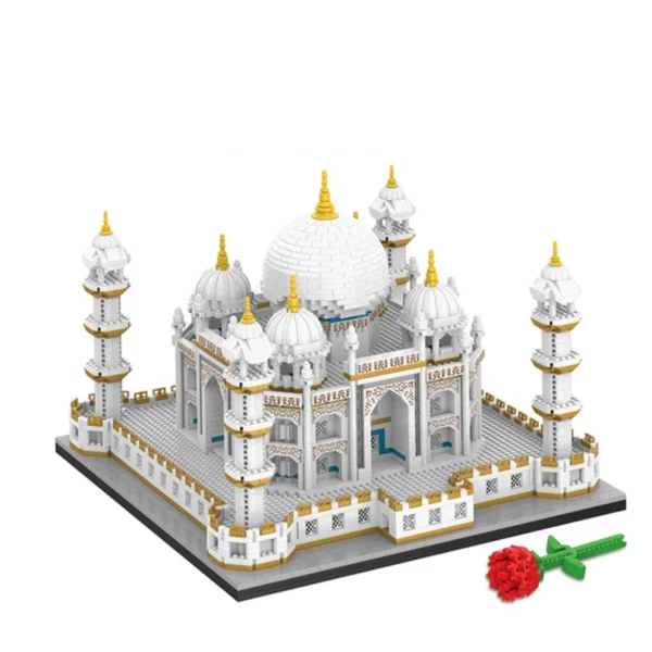 City Mini Bricks Taj Mahal World Famous Architecture - Image 6