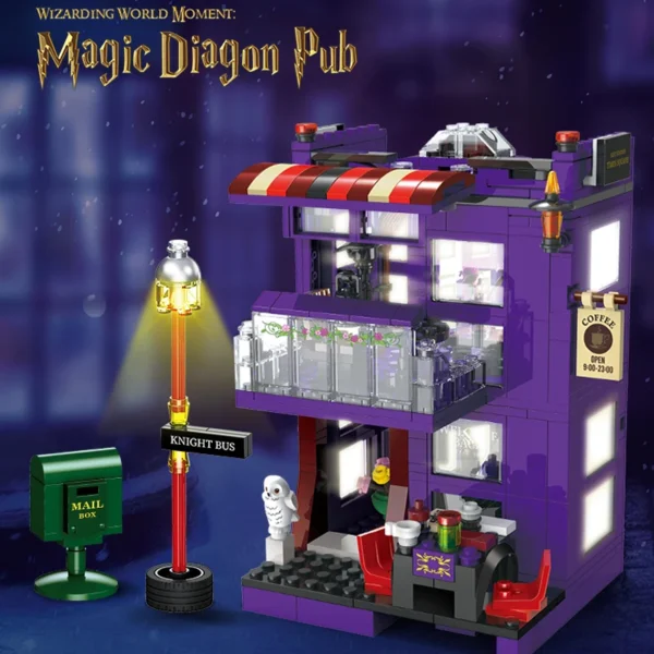 Harry Potter Magic World Street Building Sets Telephone Booth