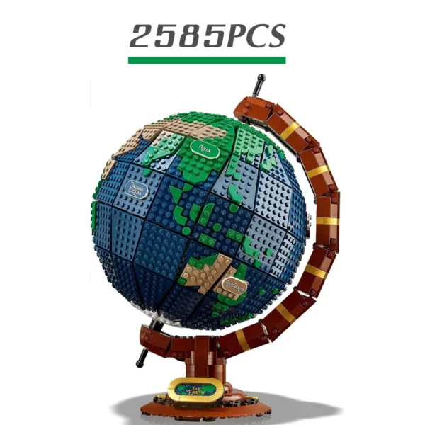 Ideas Expert 21332 Bricks Earth Globe Modular Building Blocks