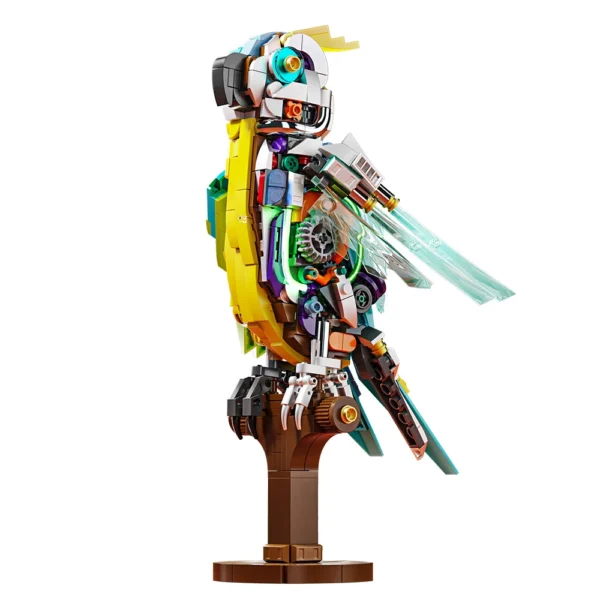 Parrot Building Blocks Kit Bird Animal Model