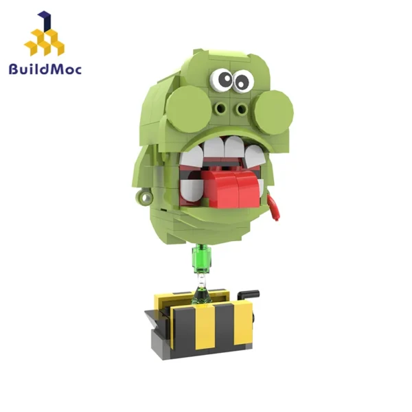 Movies Slimer White Ghosts Action Figures Bricks Ghostbustered Gluttonous Slimeral Brickheadzs Building Blocks - Image 6