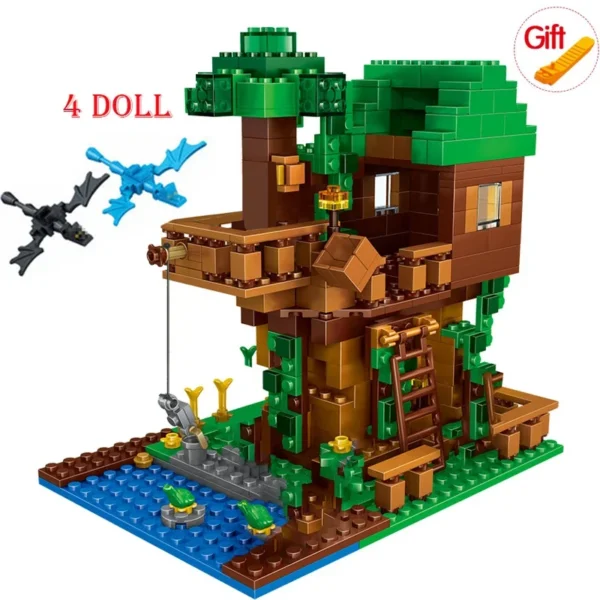 The Village Special Edition Building Blocks With Steve Set 21128 - Image 7