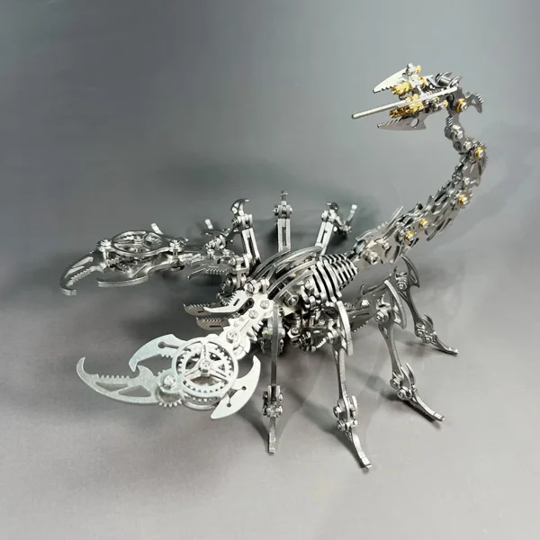 3D Scorpions Metal Puzzle Steampunk Mechanical Scorpion Model Kit - Image 10