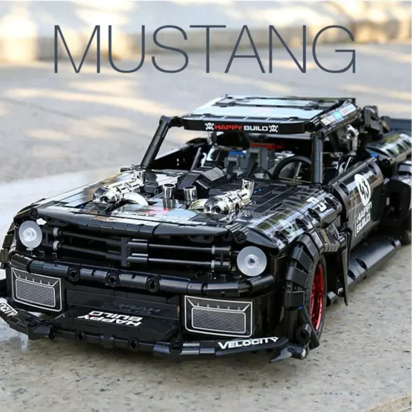Technical Ford Mustang Hoonicorn Car Building Blocks - Image 2