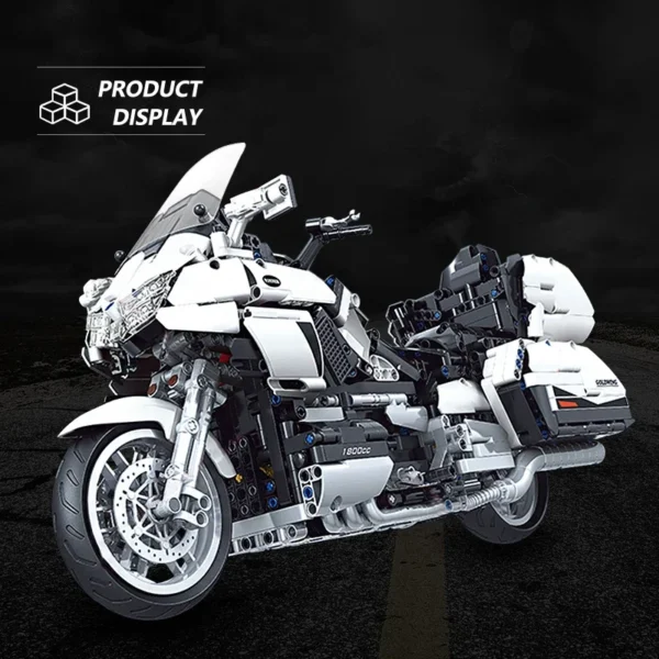 Gold Wing Touring  Motorcycle Technical Model Building Blocks MOC - Image 3