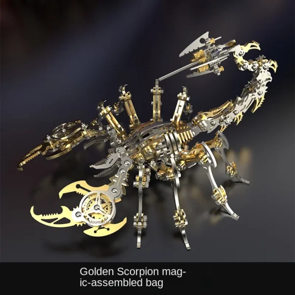 3D Scorpions Metal Puzzle Steampunk Mechanical Scorpion Model Kit - Image 14