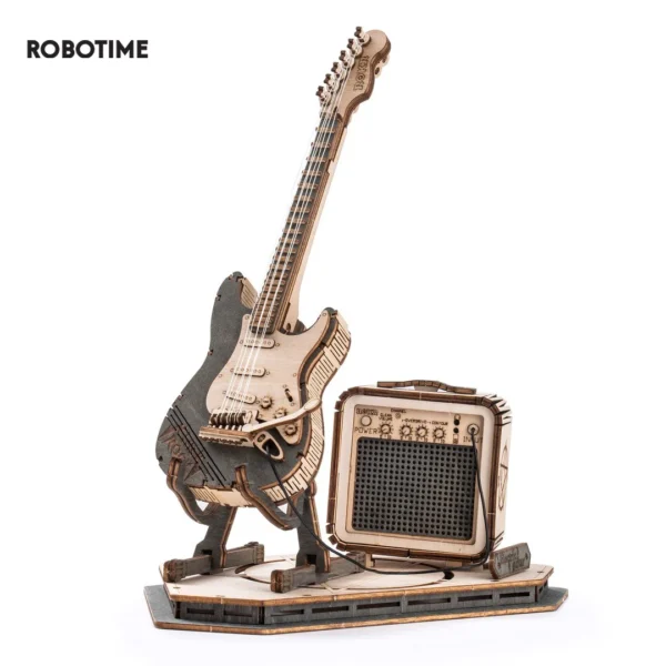 Electric Guitar 3D Wooden Puzzle - Image 7