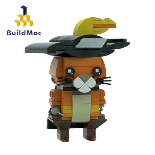 Movie Shreked Animation The Cats  Boots Brickheadz Building Blocks