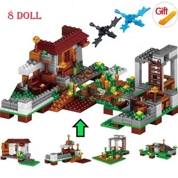The Village Special Edition Building Blocks With Steve Set 21128 - Image 8