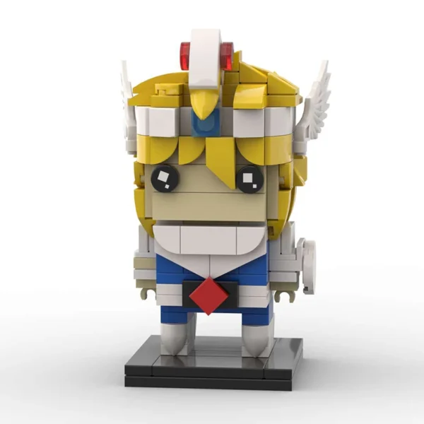 MOC Japan Anime Figures Saints Seiyaed Brickheadz Hyogas Athena Ikki Shiryus Building Blocks - Image 3
