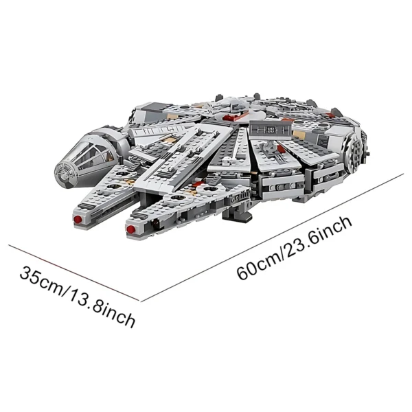 Millennium Star Plan Falcon Spaceship Building Blocks - Image 5