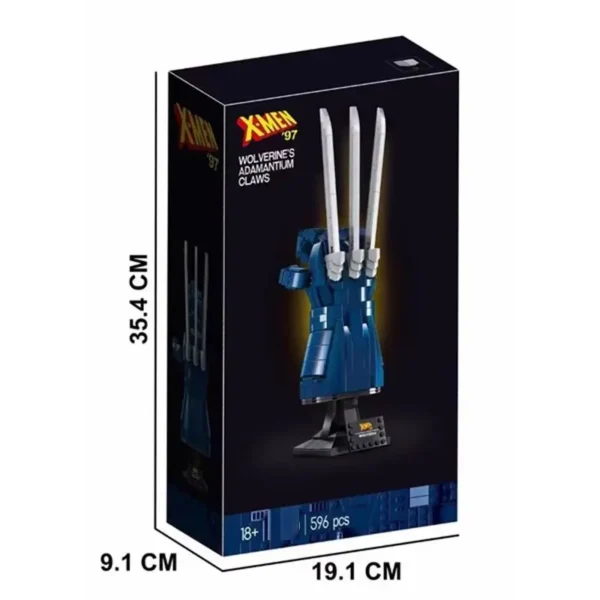 building block model is compatible, Wolverine Adamantium Alloy Claws - Image 6