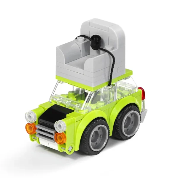 Brickheadz Mr. Beans Green Mini Car Building Block - Image 7