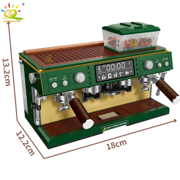 Coffee Machine Model Building Blocks City Friend Bricks Set - Image 3