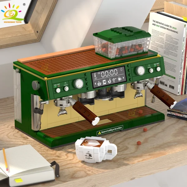 Coffee Machine Model Building Blocks City Friend Bricks Set - Image 6