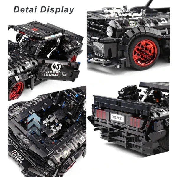 Technical Ford Mustang Hoonicorn Car Building Blocks - Image 5