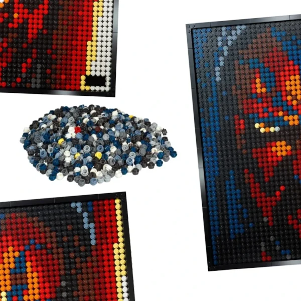 Pixel Art Painting Building Bricks 31200 Classic Movie
