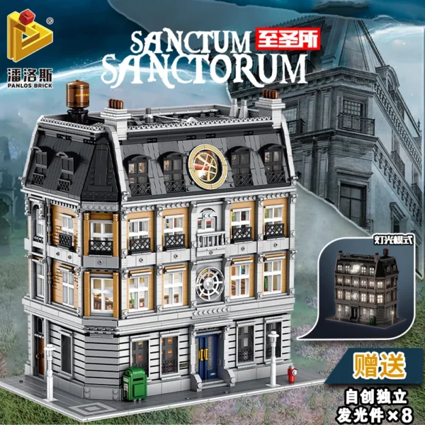 Model With Led 613001 MOC-30628 Doctor Strange's Sanctorum Sanctum Building Blocks Bricks