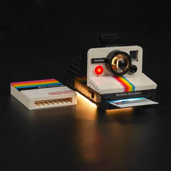 LocoLee LED light 21345 set is suitable for Polaroid OneStep SX-70 Camera building blocks (only including lighting accessories) - Image 3