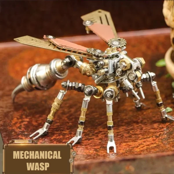3D Metal Steampunk Insect Puzzle - Image 11