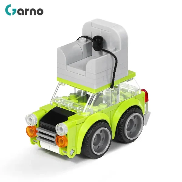 Brickheadz Mr. Beans Green Mini Car Building Block - Image 5