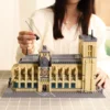 City Street View World Famous Architecture Notre Dame De Paris Model Building Blocks - Image 5