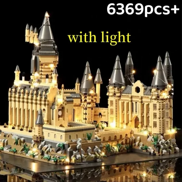 Medieval Magic Castle Series School Architecture Building Blocks - Image 4