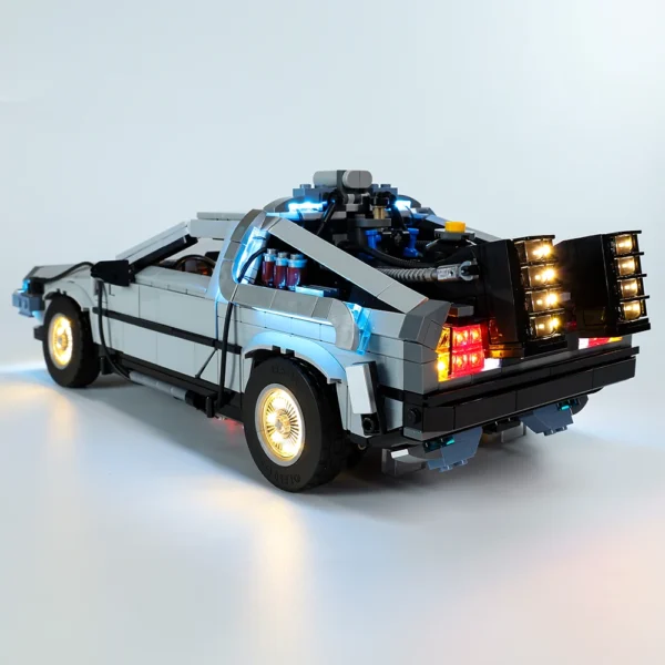 LED Light Set For Delorean 10300 Back to the Future Time Machine Collection - Image 3