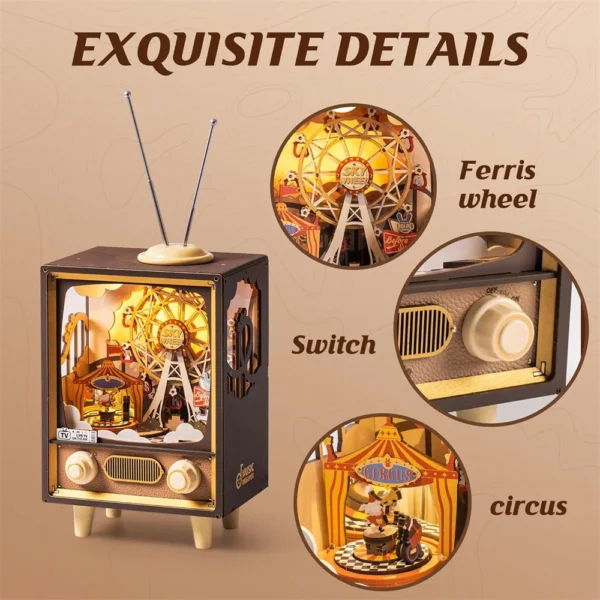 Wooden Music Box 3D Puzzles - Image 2