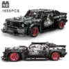 Technical Ford Mustang Hoonicorn Car Building Blocks
