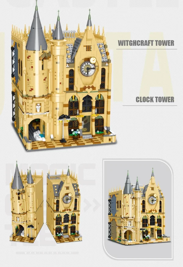 Magic World Street View Building Sets Back Room Magic Castle - Image 2