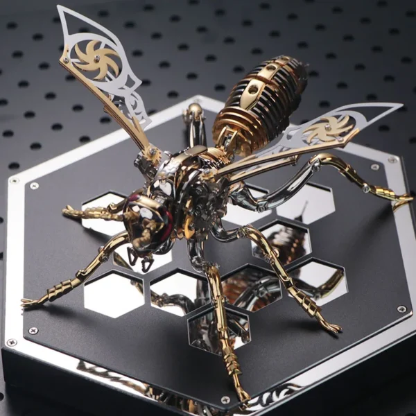 Punk 3D Wasp Stainless Steel Model Adult Assembly Kit - Image 2