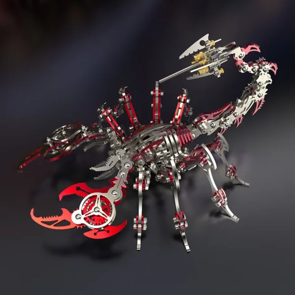 3D Scorpions Metal Puzzle Steampunk Mechanical Scorpion Model Kit - Image 4