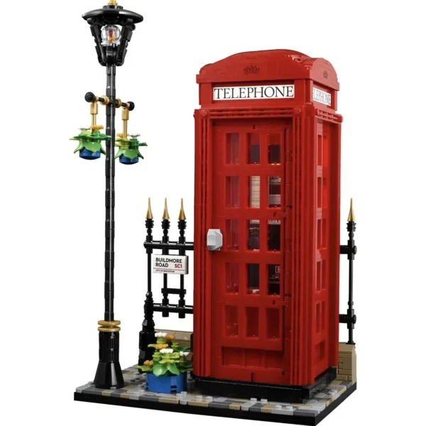 Red London Telephone Box Building Blocks Ideas 21347
