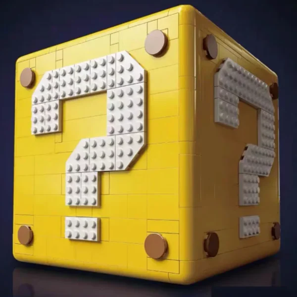 Question Block Building Bricks Compatible With 71395 - Image 2