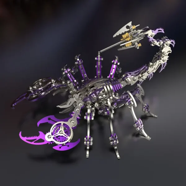 3D Scorpions Metal Puzzle Steampunk Mechanical Scorpion Model Kit - Image 3