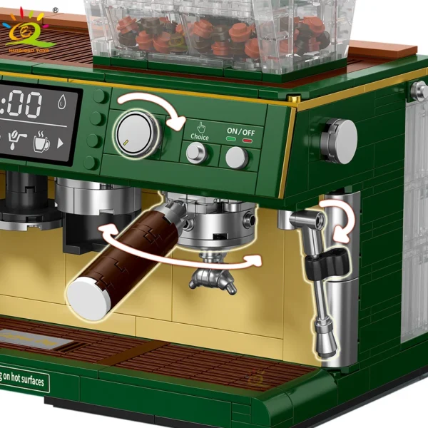 Coffee Machine Model Building Blocks City Friend Bricks Set - Image 5