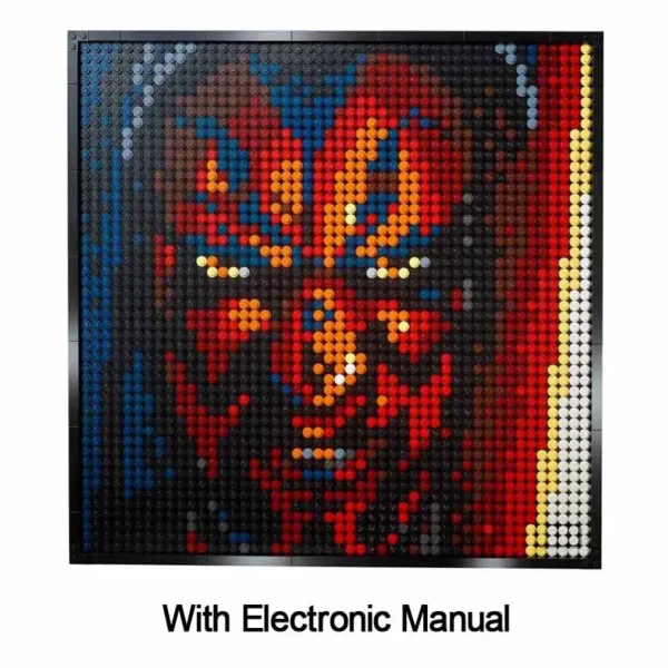 31200 Star Movie Figure Pixel Art Painting Building Blocks Bricks Set Wall Decorations - Image 7