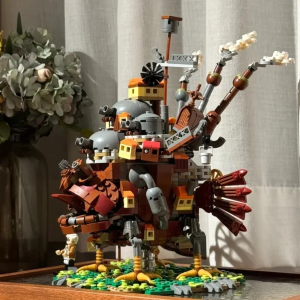 Howl'S Moving Castle City Anime Blocks 1200pcs