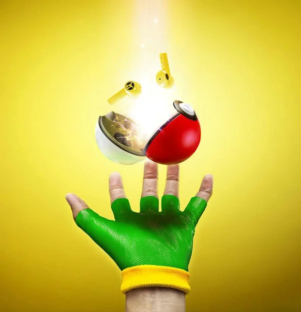 Razer Pokemon Pikachu Bluetooth Headset Bluetooth 5.0 in-Ear Headset Touch Control, Pokeball Charging Design - Image 4