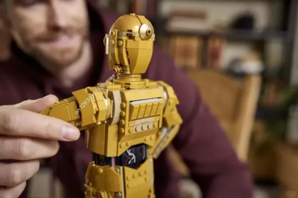 Moc 1140pcs Star Battle C-3PO Droid Figure - Image 4