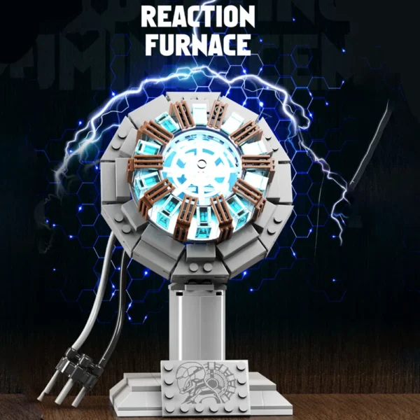 Super Movie Lron Man Nuclear Reactor Bricks Mk1 - Image 3