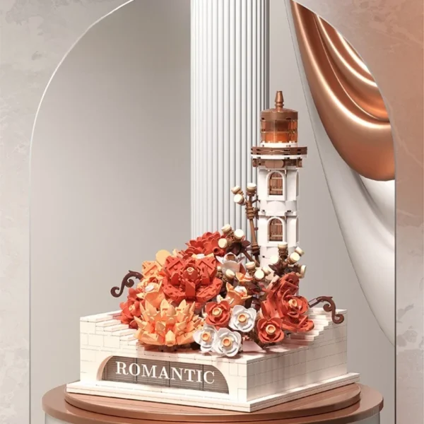 Romantic Rose Flowers Bouquet Building Blocks - Image 4